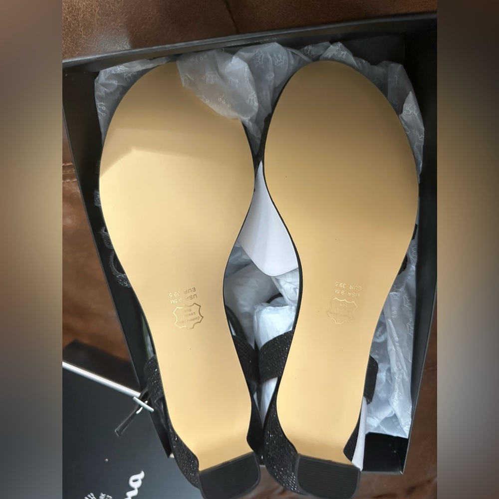 NWB - Nina Women's Nelena YF Evening Sandals / color black size 9.5 - Picture 7 of 9